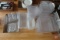 Clear plastic pans: (5) 6L containers, (6) 3quart containers, (7) 1/6size 6in pans,