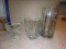 (12) sherbet glasses, (4) Anchor Hocking tumblers, and (3) other glasses