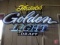 Michelobe Golden Light Draft lighted beer advertising sign