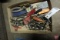 Drivers, allen wrenches, battery termial tools, inspection mirror