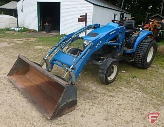New Holland TC40D diesel compact tractor sn G502314, 3960 hours showing