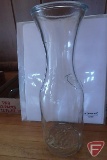 (4) glass water pitchers