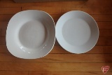 (10) Ikea 8in dinner plates