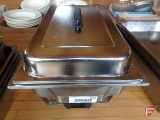 Chafing dish, includes full size liner with half pan divider
