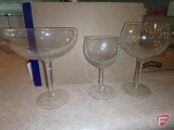 (15) wine glasses, asst. sizes