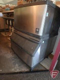 Manitowoc QY024A ice machine/maker with SeCS/self cleaning system and model S170S ice storage