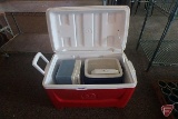 Igloo cooler and (2) hard lunch coolers