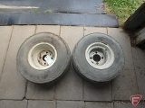 (2) tires with rims 18X8.50-8NHS