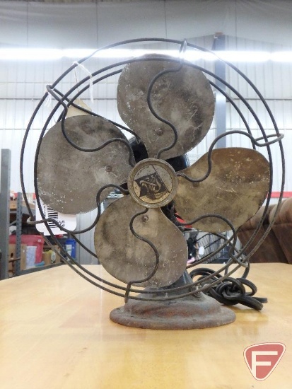 Vintage Robbins & Myer's Inc. oscillating fan, sn. 80-4-M