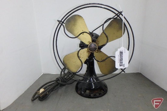 Vintage Northwind by The Emerson Electric Mfg. Co. variable-speed oscillating fan, type no. 450L