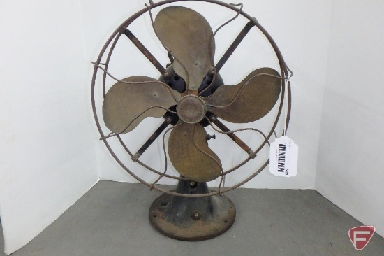 Vintage Emerson oscillating fan, Type no. 29646