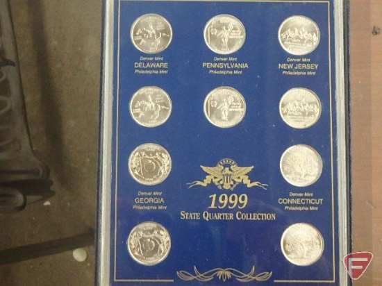 United States Commemorative Gallery, State Quarter Collections, 10 coin sets, Denver/Phil mint
