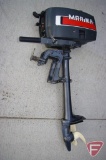 Mariner 2 stroke, 2 hp outboard motor with built in gas tank