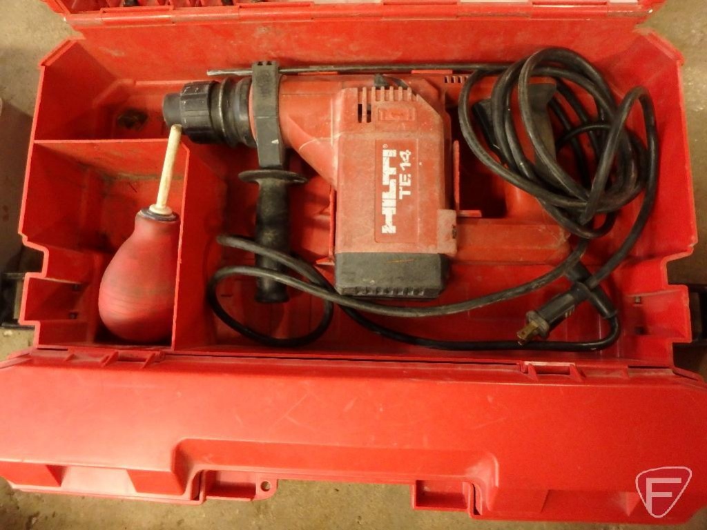 Hilti TE14 Te 14 Rotary Hammer Drill With Case for sale online