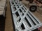 (3) Galvanized Steel gates, (2) are 14 ft. x 48 in.; (1) is 16 ft. x 48 in.