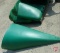 (3) John Deere poly snouts with mount bracket, for 36, 38 or 40