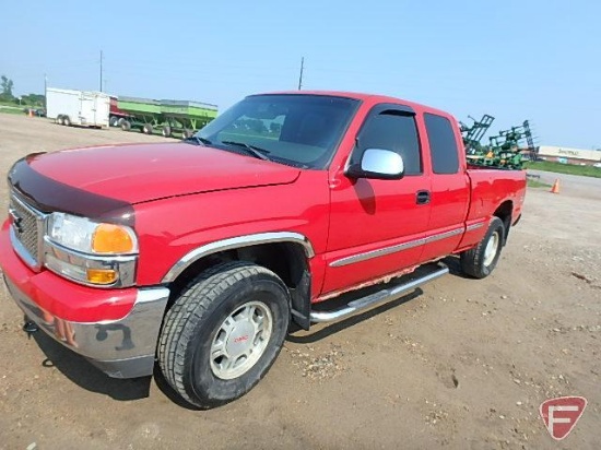 2001 GMC Sierra Pickup Truck, VIN # 2gtek19t711398915