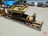 1997 12' Henke 36R-12 swing blade snowplow with quick attach fits Volvo pay-loader, 40