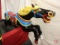 CW Parker Carousel Horse, cast aluminum horse with pole, hardware not included