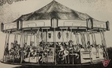 Carousel from approx. 1950's. Paperwork says it is Allan Herschell. The info we have is that it is