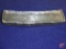 Silver bar, possibly melted from coins, 11.750 troy ounces