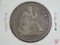 1853 Seated Liberty Half Dollar with arrows and rays VG