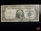 1934 $10 US Silver Certificate blue seal, 1957 $1 US Silver Certificate