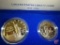 1986 US Liberty Coin Set including Dollar and 1/2 Dollar with original packaging with certificate