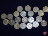 $5.00 Face Value Franklin 90% Silver Half Dollars