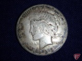 1935 S Peace Dollar F, heavily toned