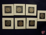 8 Dateless Buffalo Nickels, 12 older Jefferson Nickels, 36 Wheat Pennies, 2 Vintage Canadian 1