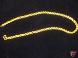 Gold neck chain 24K yellow gold 