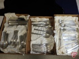 International Sterling Silver 64 piece Silverware set with initial 