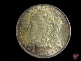 1896 Morgan Silver Dollar AU or better, nice toning