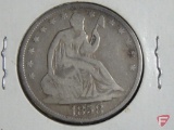 1858 O Seated Liberty Half Dollar VG