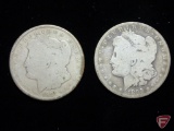 1921 D Morgan Silver Dollar AG, 1899 S Morgan Silver Dollar G