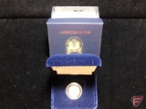 1998 1/10th oz. American Eagle $5 Gold Bullion coin, with original packaging and certificate