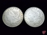 1921 D Morgan Silver Dollar XF, 1921 S Morgan Silver Dollar VF to XF