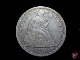 1843 Seated Liberty Dollar VF