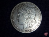 1884 Morgan Silver Dollar F cleaned
