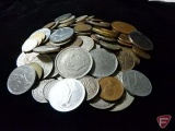Common date foreign date coins includes one Silver Mexican Peso