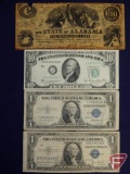 Facsimile State of Alabama 100 note, 1950 A $10 Federal Reserve Note Kansas City Federal District