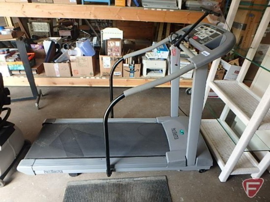 PaceMaster Pro Plus treadmill and book holder