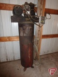 The United States Air Comp. Co. 40 gallon air compressor, model LA331, SN: 332LA