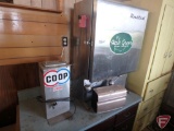 United stainless steel milk dispensing cooler, Compact Industries 36X stainless steel