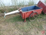 Homemade utility wagon/cart with 4 wheels, 2 are flat