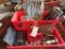 Screw driver set, open end wrench set, (3) circuit testers, punch set, 1/4in socket set,