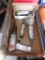 Pneumatic tools: (3) 1/4in collet die grinders, hammer/chisel