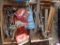 Right angle clamps, brake hones, test lights, files, hammers, pry bar, chisels, punches