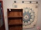 Wall quilt 54inX57in and wood shelf 24inX9.5inX66in